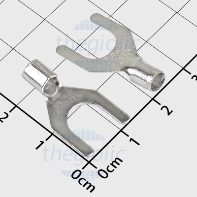 [20 ชิ้น]- SNB5.5-8 หัวคอสรูปตัว Y ไร้เปลือก 4-6mm2 M8 สกรู