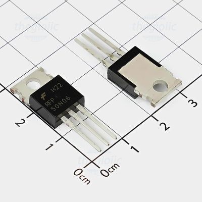 [2 ชิ้น]- RFP50N06 N-Channel MOSFET 60V 50A TO-220AB