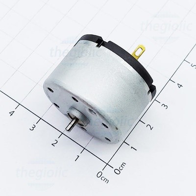 RC520 DC Motor 12VDC, 6000 rpm, เพลา 2mm