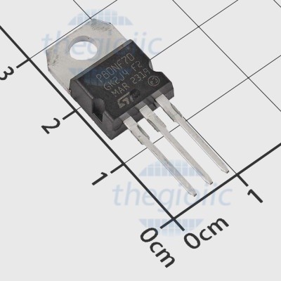 [3 ชิ้น]- STP80NF70 N-Channel MOSFET 68V 98A TO-220AB