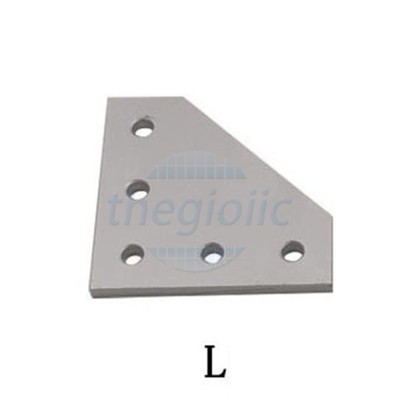 แผ่นรองเชื่อมต่อมุมรูปตัว L สําหรับโปรไฟล์อลูมิเนียม QT 2020