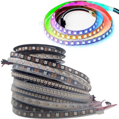 LED Strip Roll 5050 RGB WS2812 30 LED/M 5VDC ความยาว 5m IP67 Linhkien IC