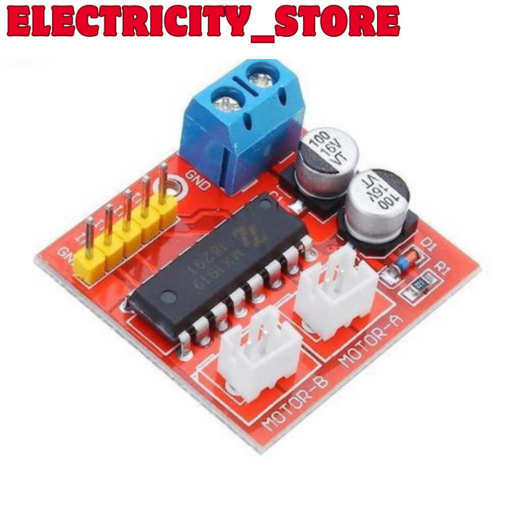 วงจร H-bridge ควบคุมมอเตอร์ mini L298N 2.5A 2 ตัว