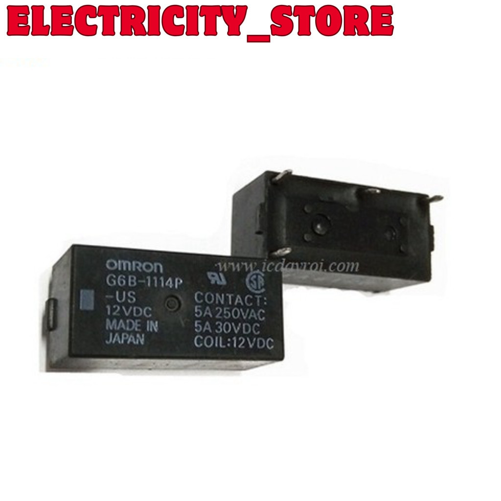 รีเลย์ G6B-1114P-US 12VDC 4 พิน