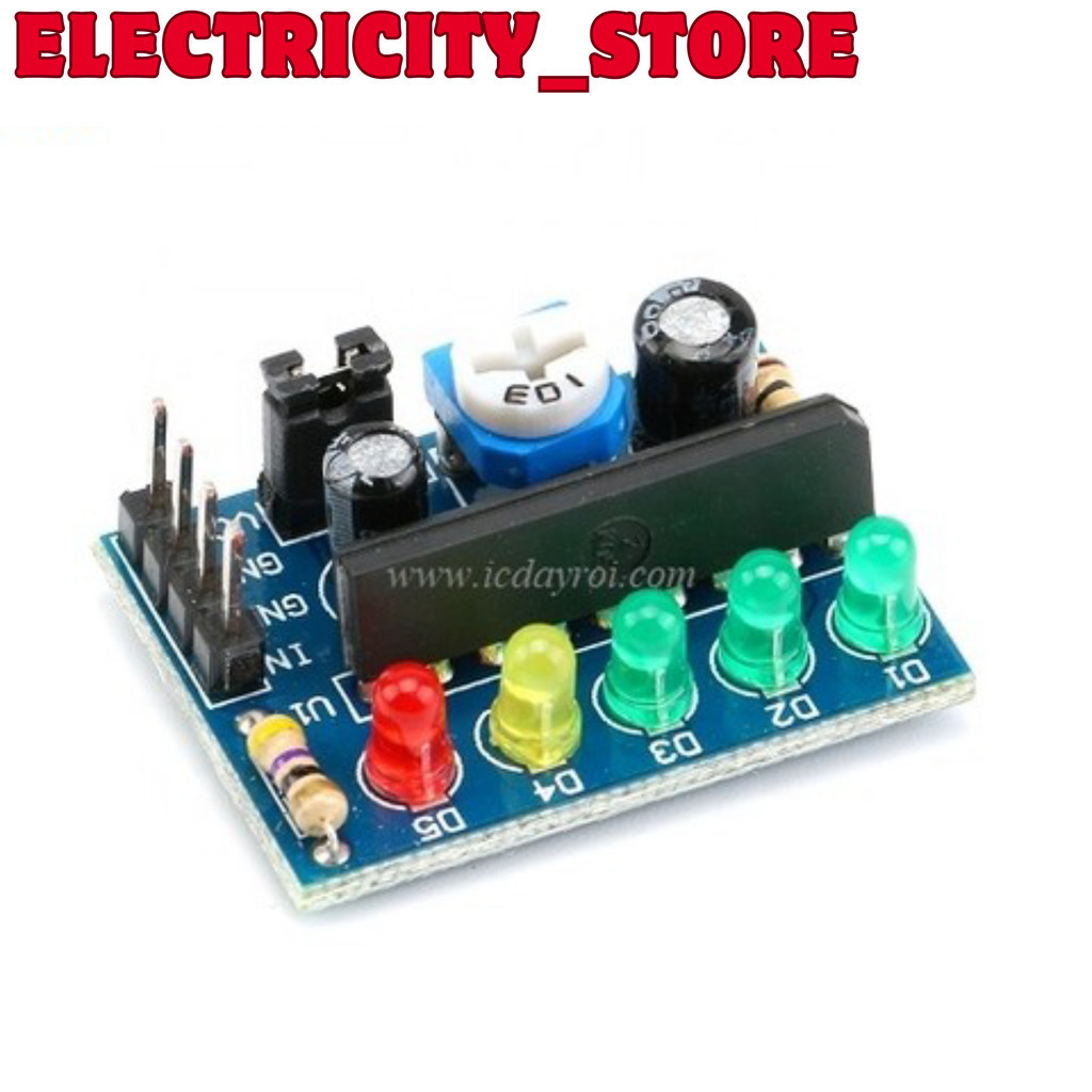 แฟลชวงจร Led พร้อมเสียงเพลง KA2284