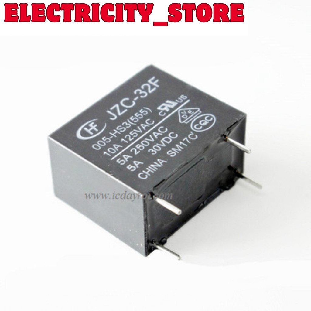 [2 ชิ้น]- รีเลย์ JZC-32F-005-HS