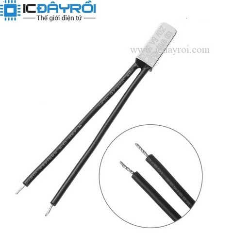 [3 ชิ้น]- สวิตช์ความร้อน KSD9700 125 องศา