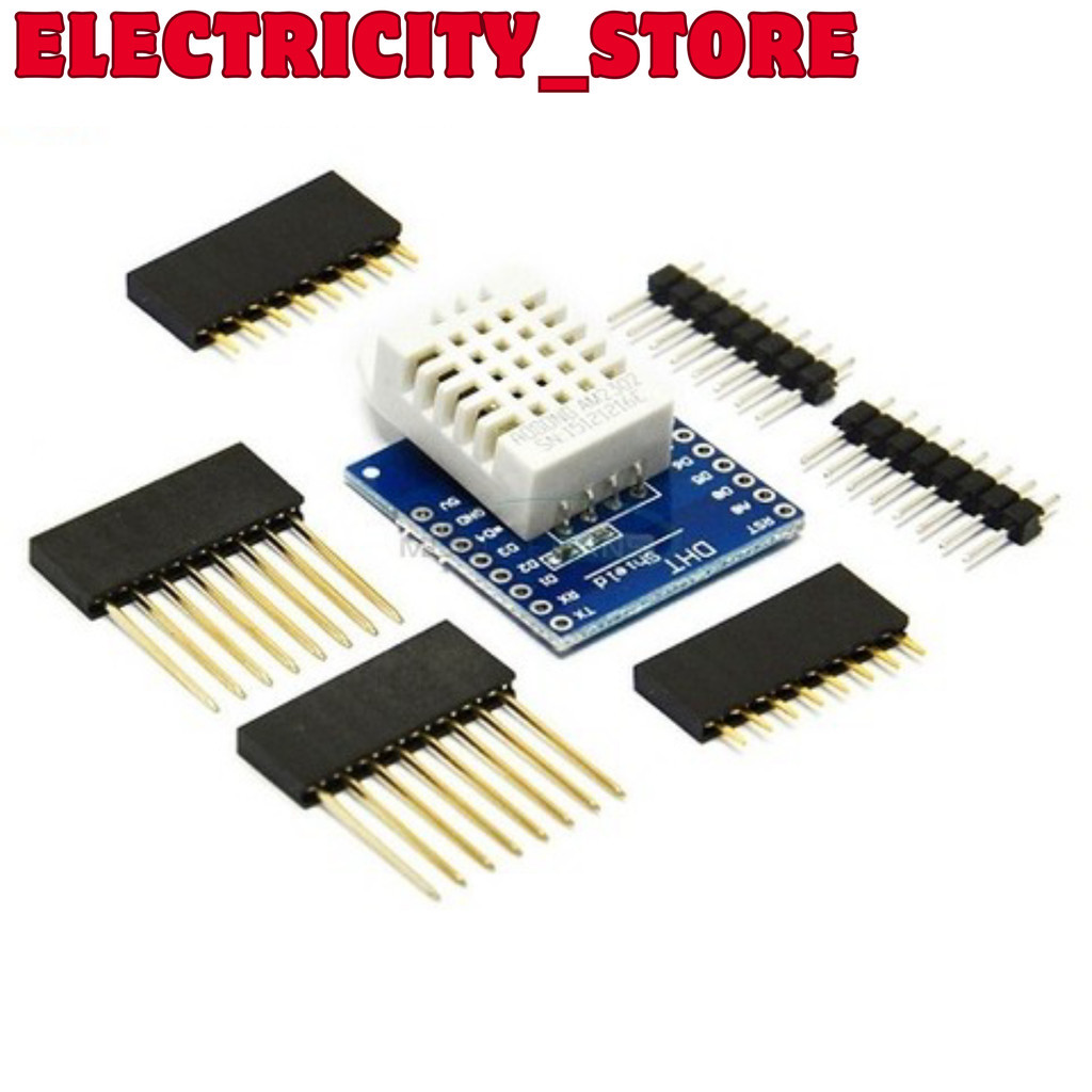 ESP8266 nodeMCU lua D1 mini DHT22 โล่