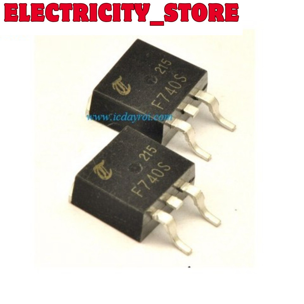 [3 ชิ้น]- IRF740NS MOSFET N-CH 10A 400V TO-263