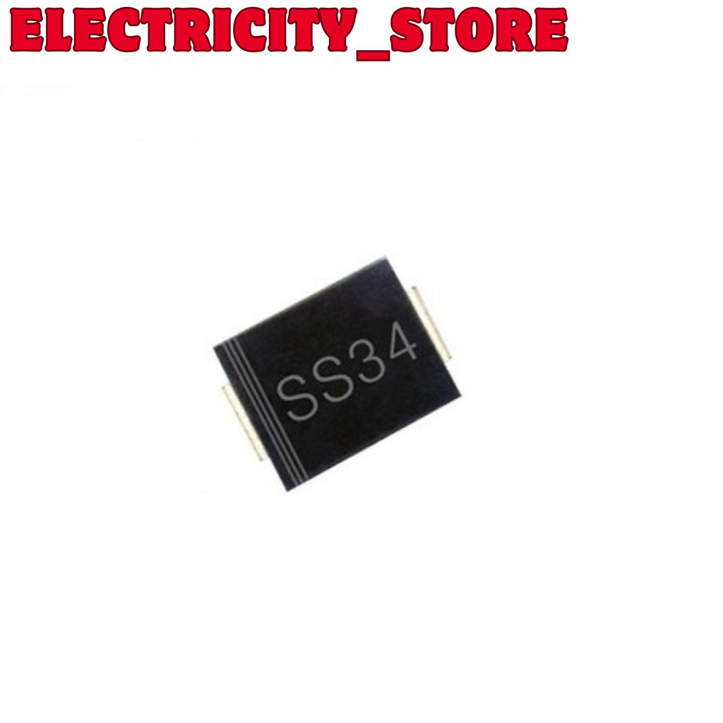 [20 ชิ้น]- ไดโอด SS34 3A 40V SMB (1N5822 SS34B)
