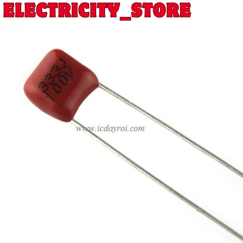 [20 ชิ้น]- คาปาซิเตอร์ 33nF/100V 100V333J