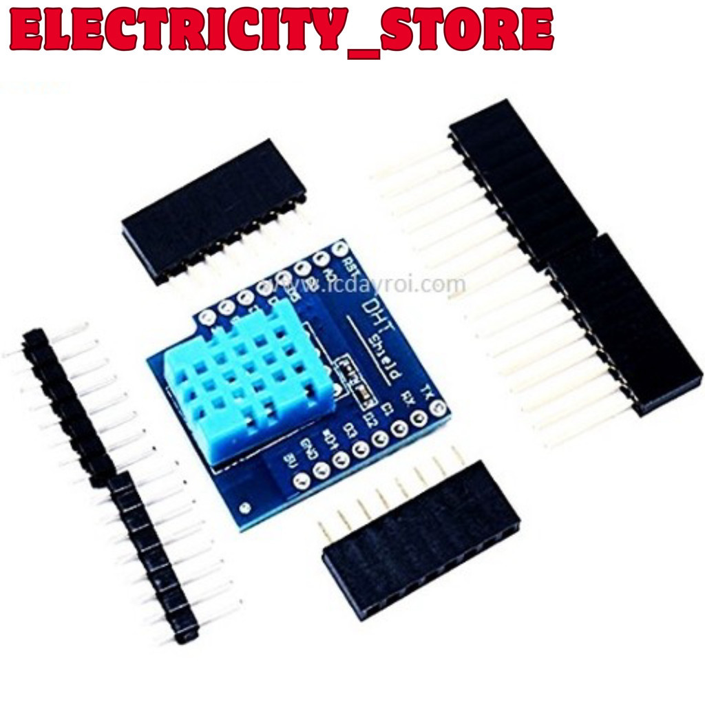 ESP8266 nodeMCU lua D1 mini DHT11 โล่