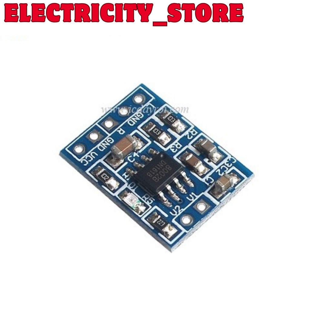 [2 ชิ้น]- วงจรขยายเสียง 3W HXJ8002