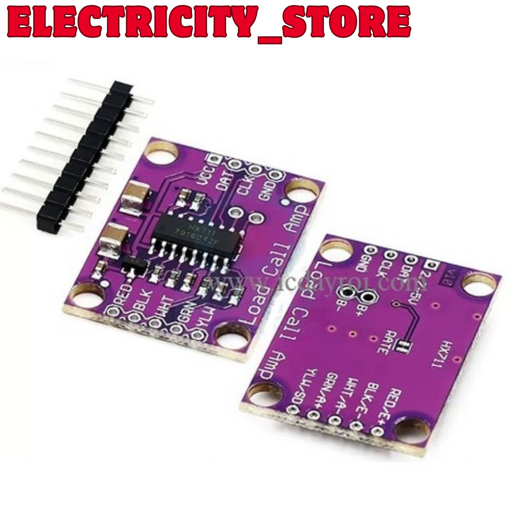 วงจรแปลง Loadcell HX711 ADC ความแม่นยําสูง 24 บิต