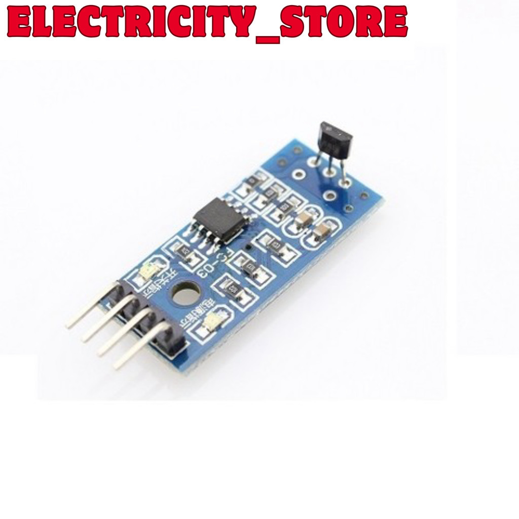 [2 ชิ้น]- โมดูลเซ็นเซอร์แม่เหล็ก A3144 (Hall Sensor Module A3144)