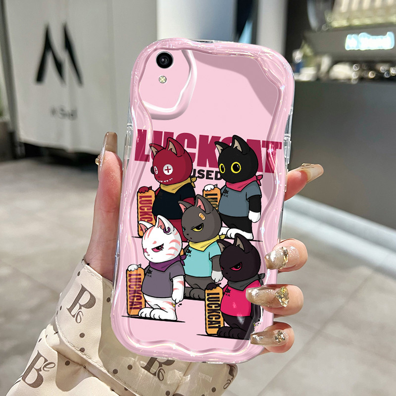 เคส VIVO Y91C Y90 Y1s เคสใส การ์ตูนแมวเทพ Z5058