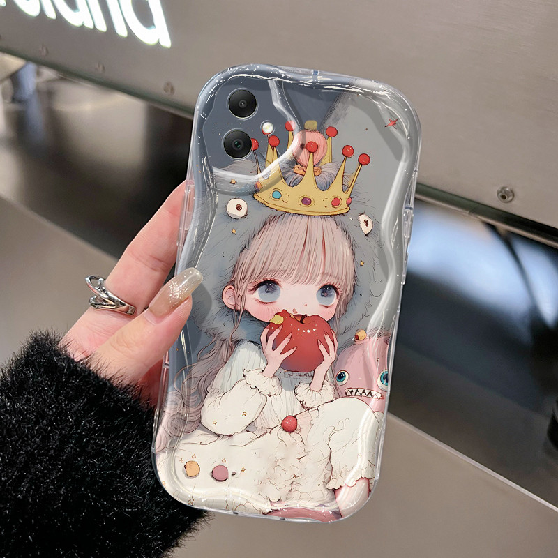 SAMSUNG เคสสําหรับSamsung A06 4G A06 5G A05 M05 F05 เคสใสสาวน่ารักสุดZ5060