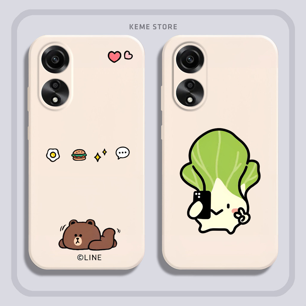 เคส Oppo A58 รวมลายน่ารัก