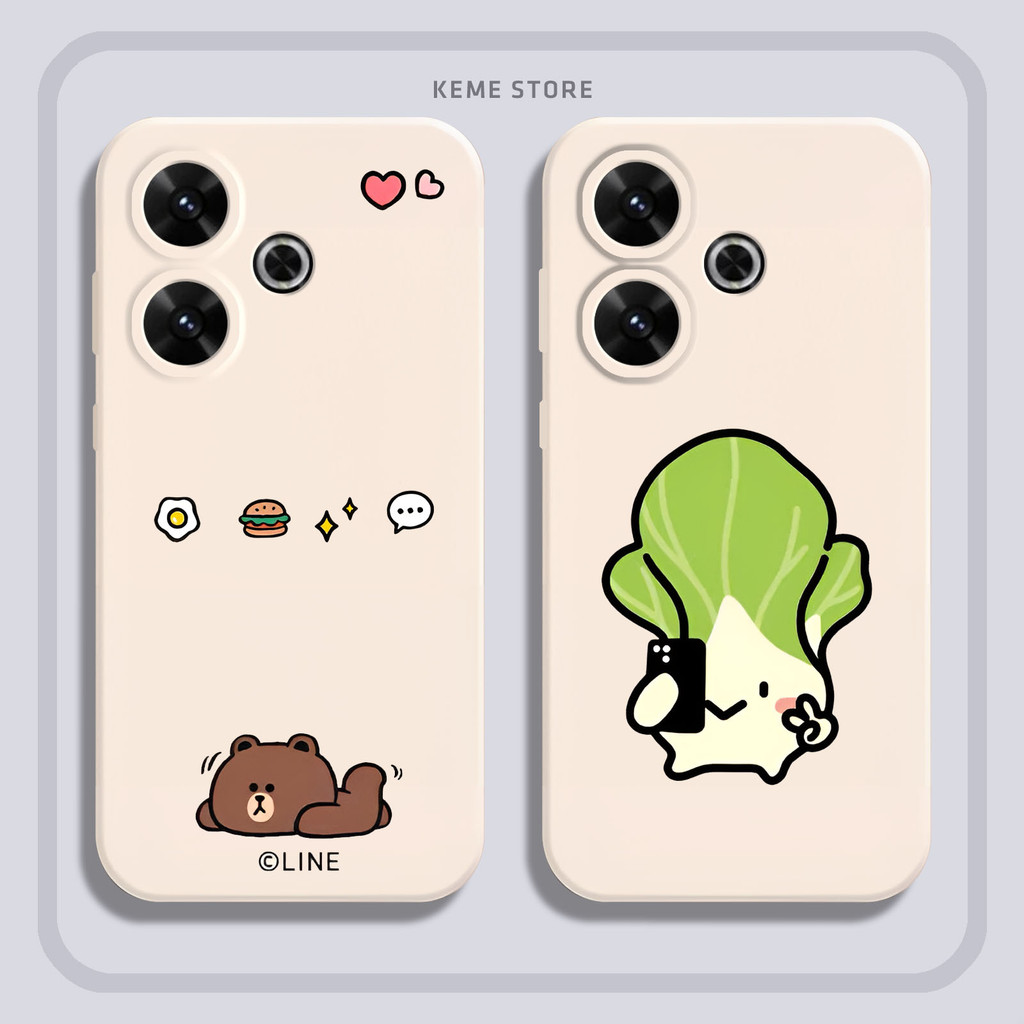 เคส Xiaomi Poco M6 5G / Xiaomi Poco M6 4G รวมลายน่ารัก