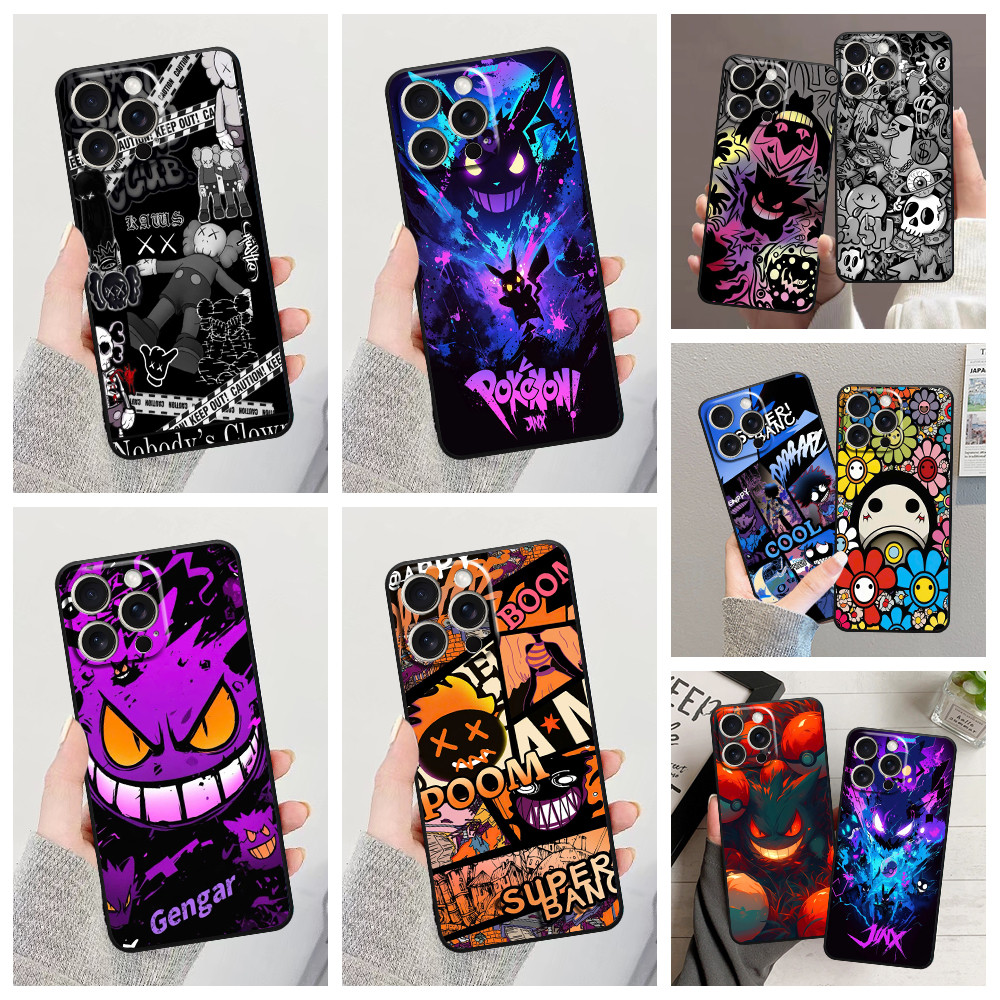 เคส Ip 16 16 Pro 16 Pro Max 16 Plus พร้อมพิมพ์ลาย gengar สุดเท่