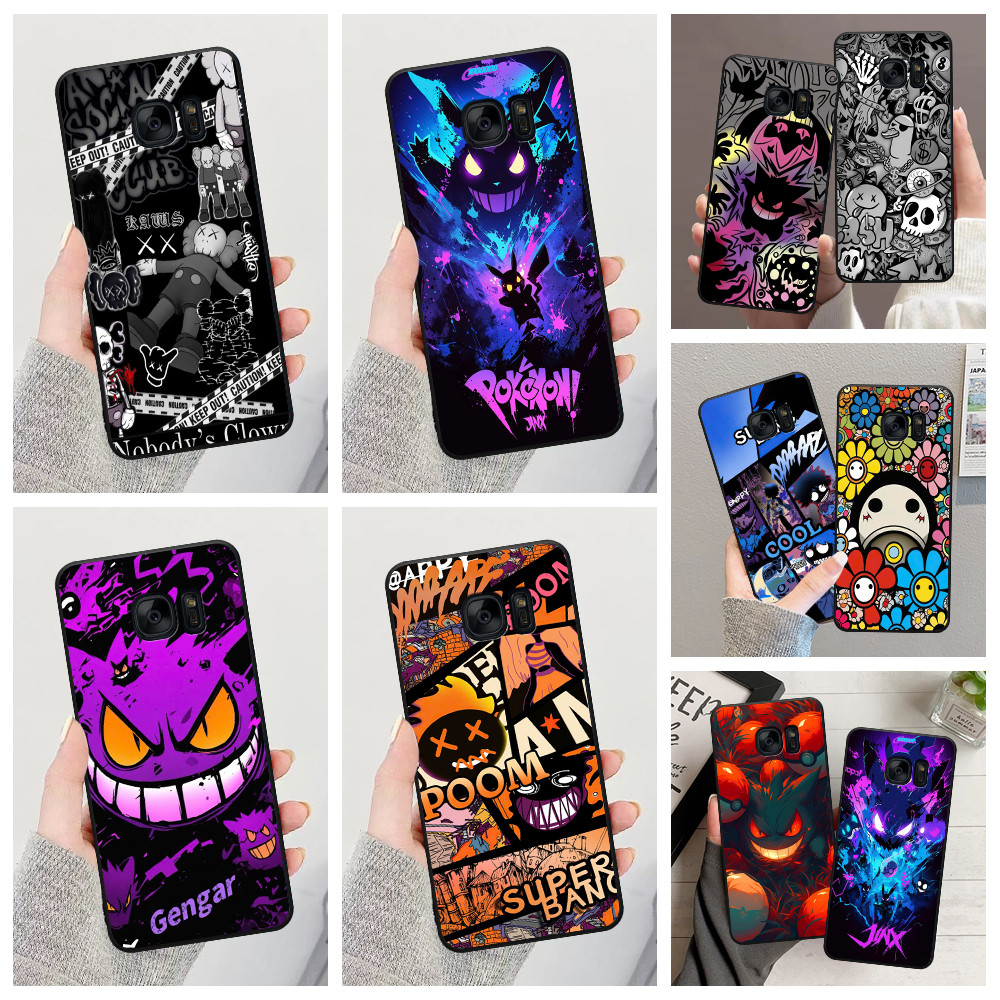 เคส Samsung S6 / S6 Edge / S7 / S7 Edge / Note 5 / Note FE + พิมพ์ลาย gengar สุดเท่
