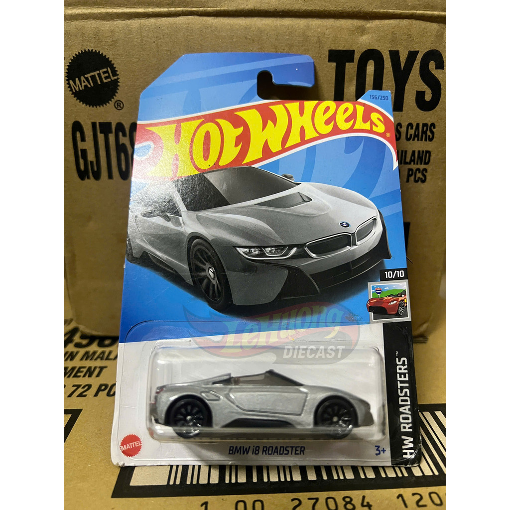 LeHuong Diecast - Hot Wheels BMW I8 ROADSTER สีเทา