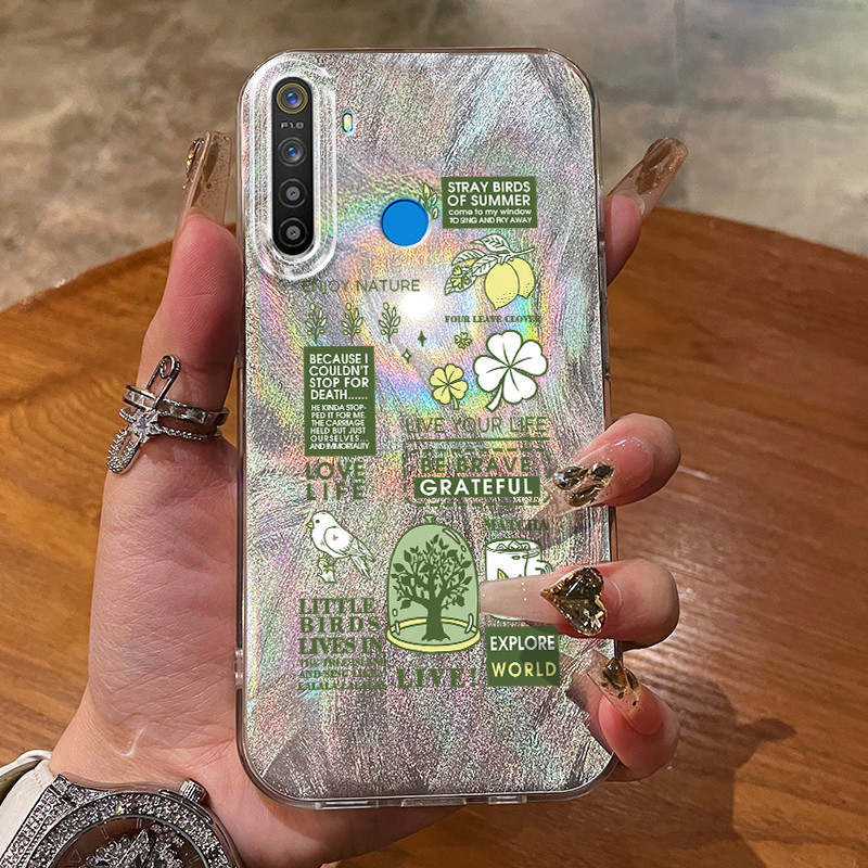 กรณีRealme 5 5i 5s 6i C3 C3i Narzo 10 10A 20Aส่วนบุคคลการ์ตูนกรณีYS0033