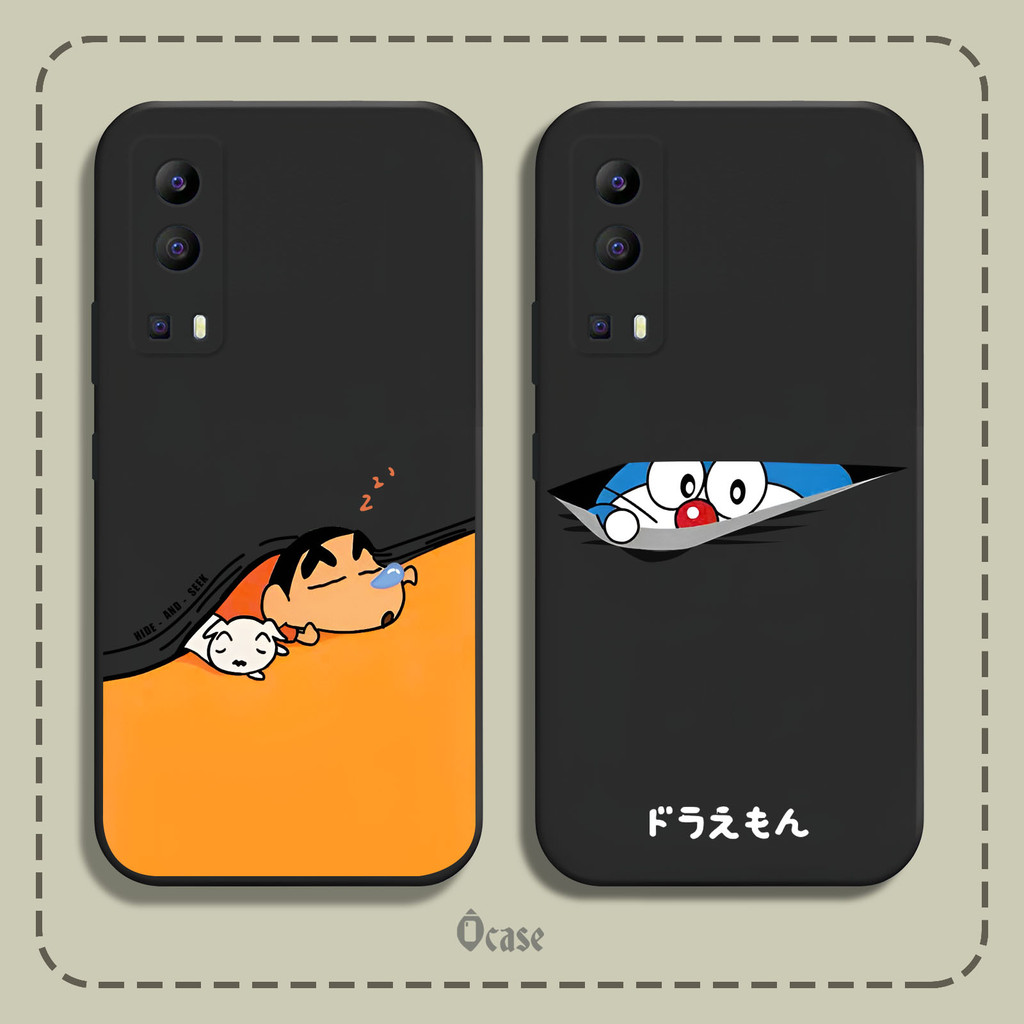 Vivo Y52 5G / Y72 5G / IQOO Z3 shin spiderman sponge doaremon cat case