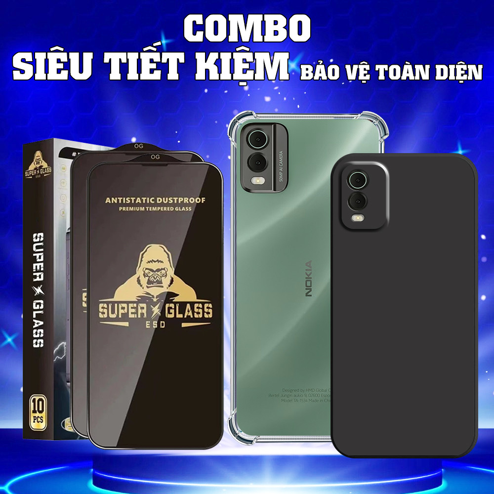 เคส Nokia C31 / C32 กันกระแทก โปร่งใส กันกล้อง