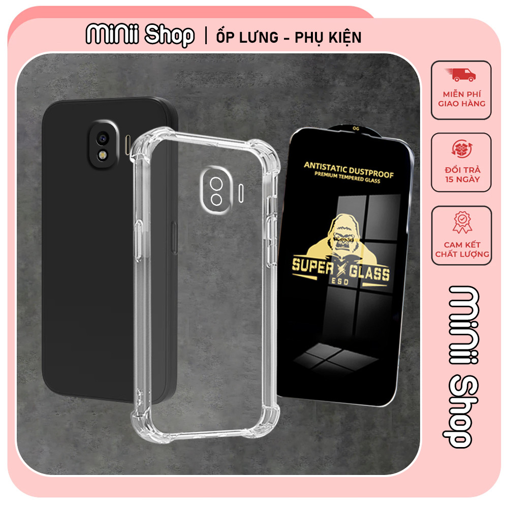 เคส Samsung J2 Pro / J2 Core / J4 กันกระแทก โปร่งใส กันกล้อง