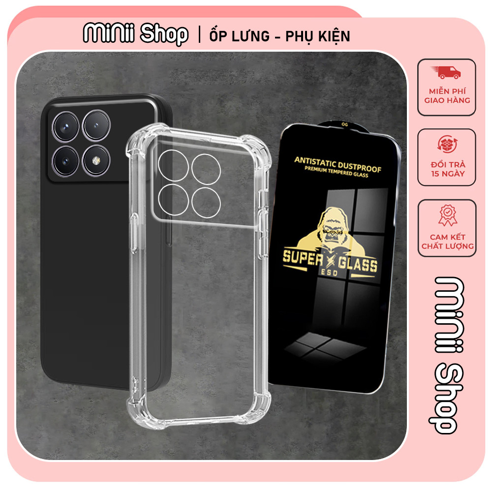 เคส Xiaomi Redmi K70 / K70 Pro / K70 Ultra / Poco F6 Pro กันกระแทก โปร่งใส กันกล้อง