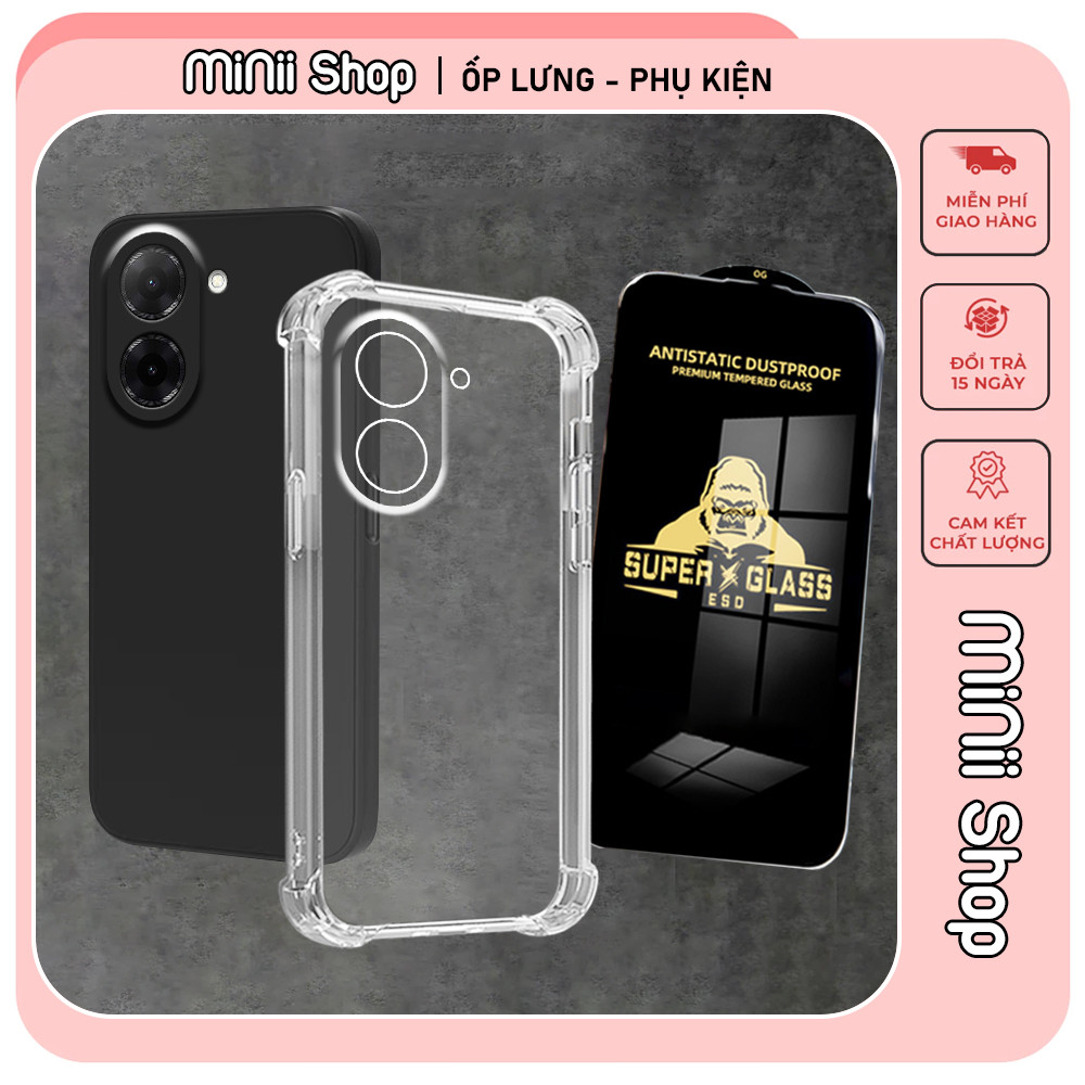 เคส Redmi A5 / Poco C71 กันกระแทก โปร่งใส กันกล้อง