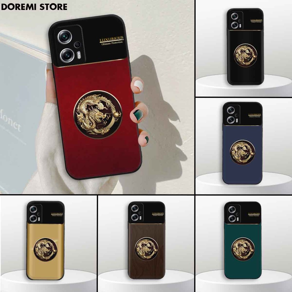 เคส Xiaomi Poco X4 GT / X4 Pro พิมพ์ลายป้ายแรง มังกร