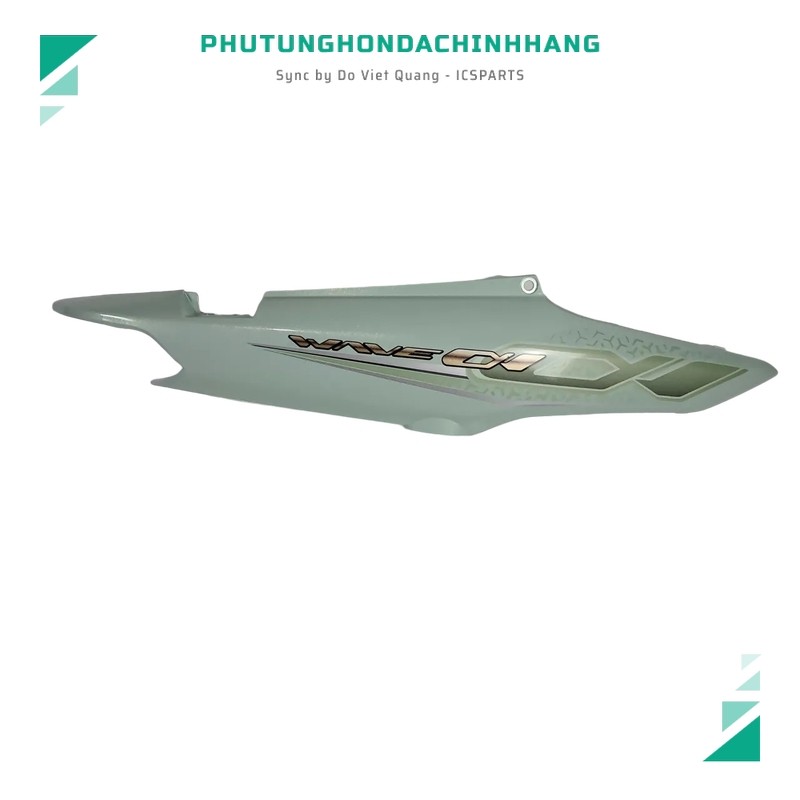 ฝาครอบข้างขวา Wave 110 (Alpha A) 2019 Green Rice Gy150P