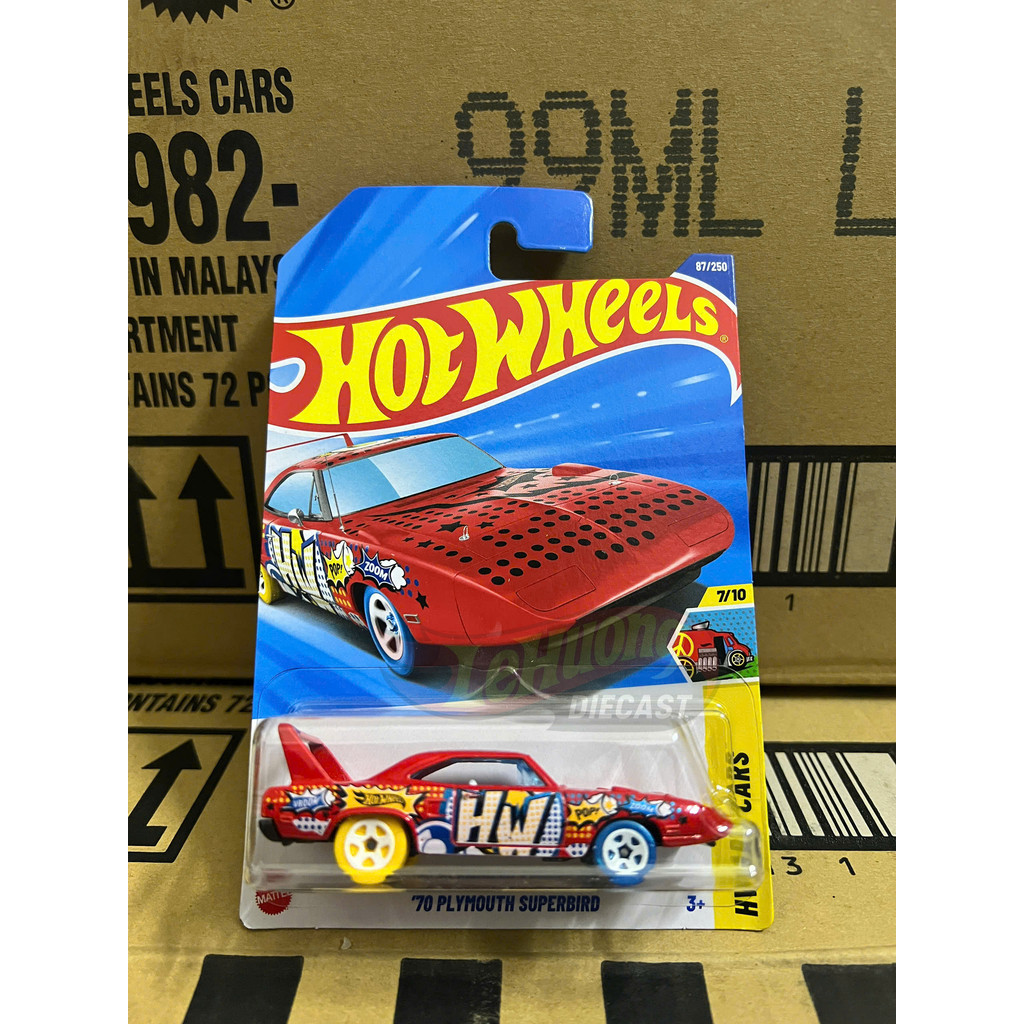 LeHuong Diecast - Hot Wheels 70 Plymouth Superbird Red 2025 รถโมเดล