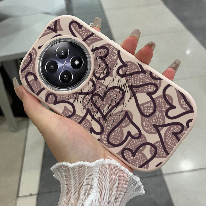 Realme 12 4G 12 5G 12 Plus 13 11 Pro 11X C67 P1 5G Narzo N65 70X 70 Pro 60X 5G Case Little Love UA03