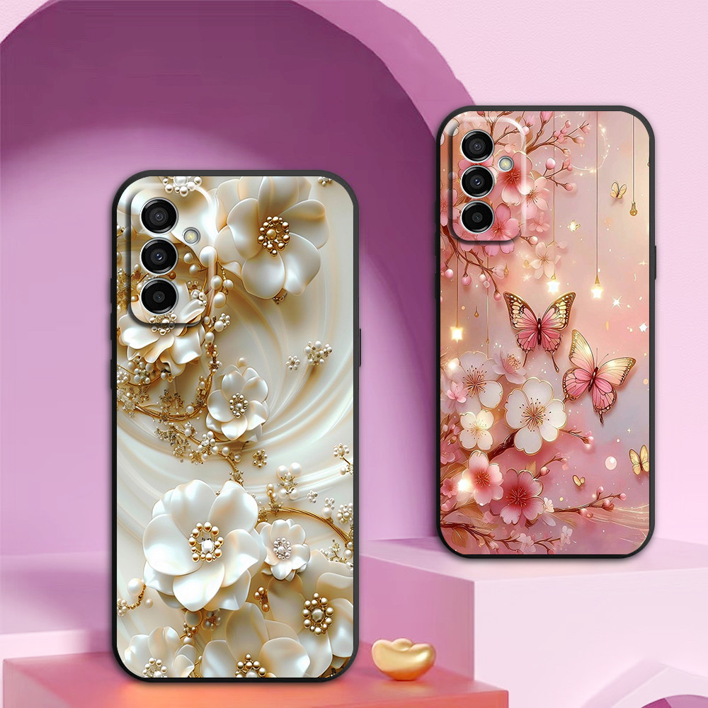 เคส Samsung M23 5G พิมพ์ลายดอกไม้สวยงาม