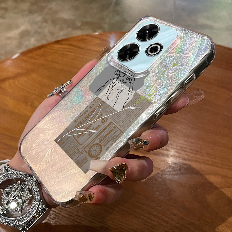 เคส Xiaomi Redmi 13 5G 13C POCO M6 POCO M6 Plus 5G POCO C65 เคสการ์ตูนสร้างสรรค์ YS0075