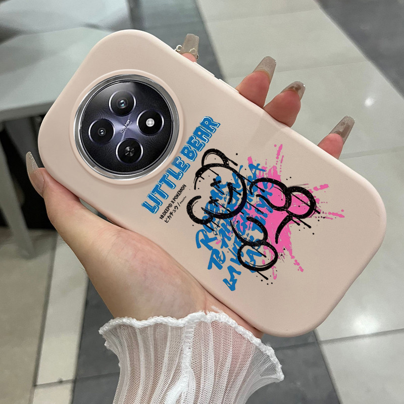 Realme 12 4G 12 5G 12 Plus 13 11 Pro 11X C67 P1 5G Narzo N65 70X 70 Pro 60X 5G Case Creative Bear UA