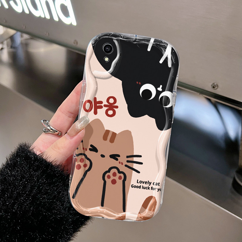 เคส VIVO Y91C Y90 Y1s เคสใสแมวน่ารัก Z4952