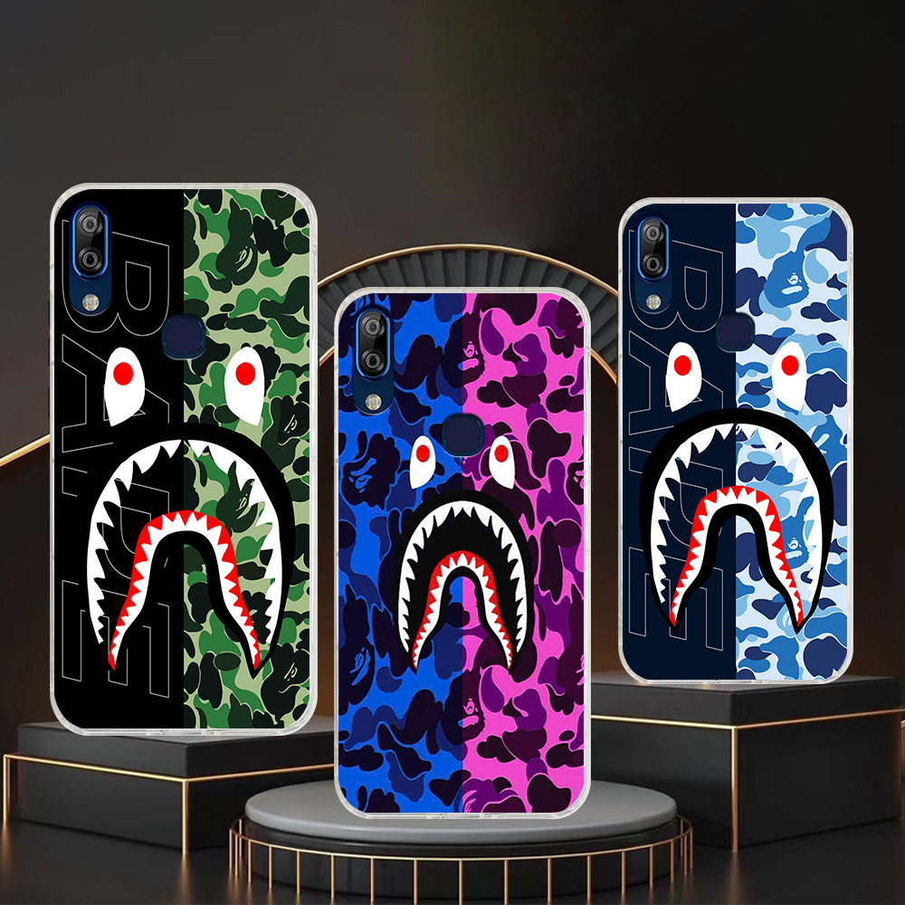เคส Vsmart Active 1 / Active 1 Plus / Active 1+ พิมพ์ลายลายพราง bape shark