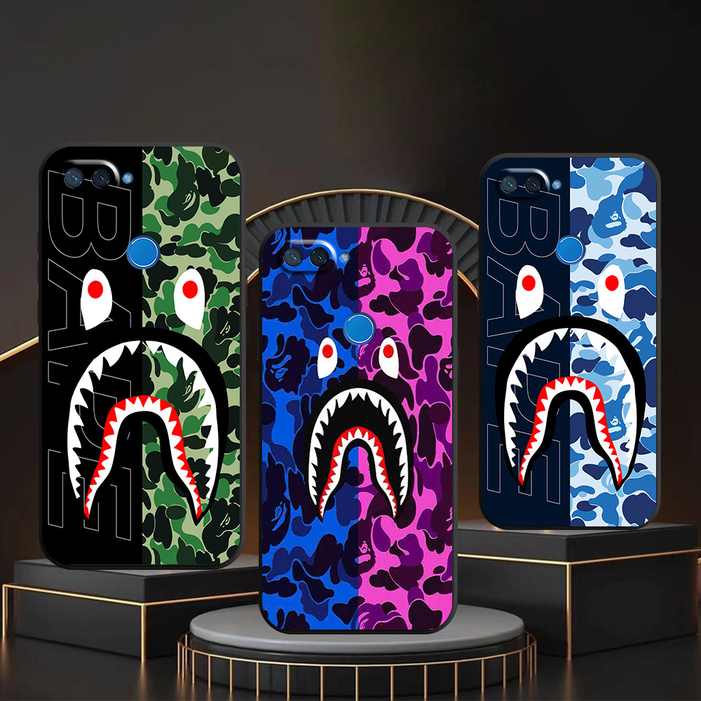 เคส Xiaomi Mi 8 / Mi 8 SE / Mi 8 Lite / MI S2 พิมพ์ลายลายพราง bape shark