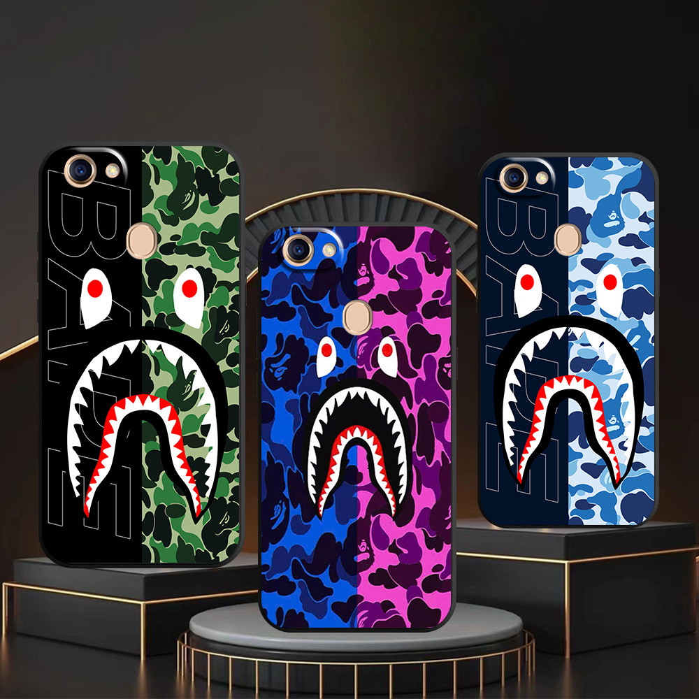 เคส Oppo F5 / F5 Youth / F7 / F7 Youth พิมพ์ลายลายพราง bape shark
