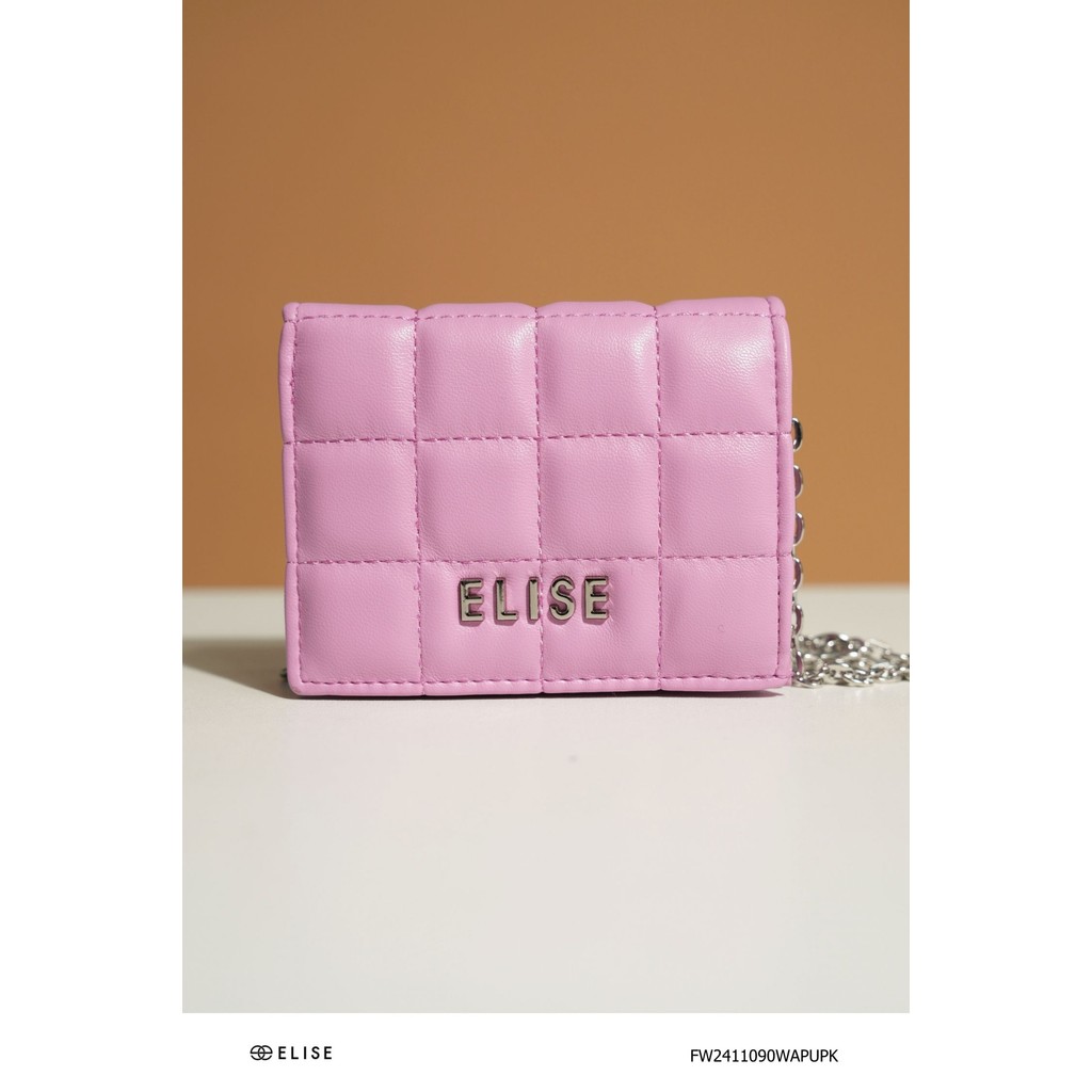 Melanie mini pink wallet ออกแบบโดย Elise FW2411090WAPUPK (O2O)