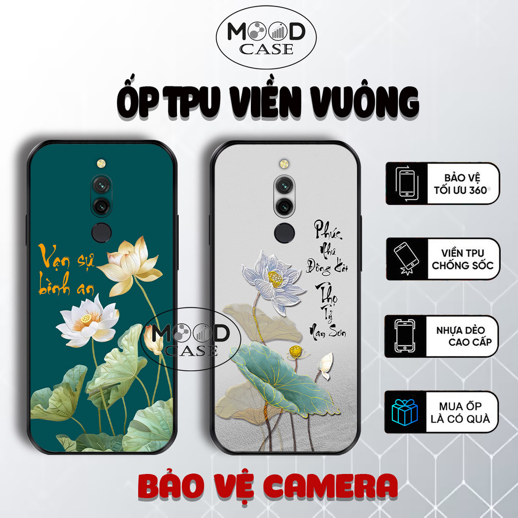 เคส Redmi 8, Redmi 9 พร้อมการประดิษฐ์ตัวอักษรเวียดนาม Tam An hpa lotus