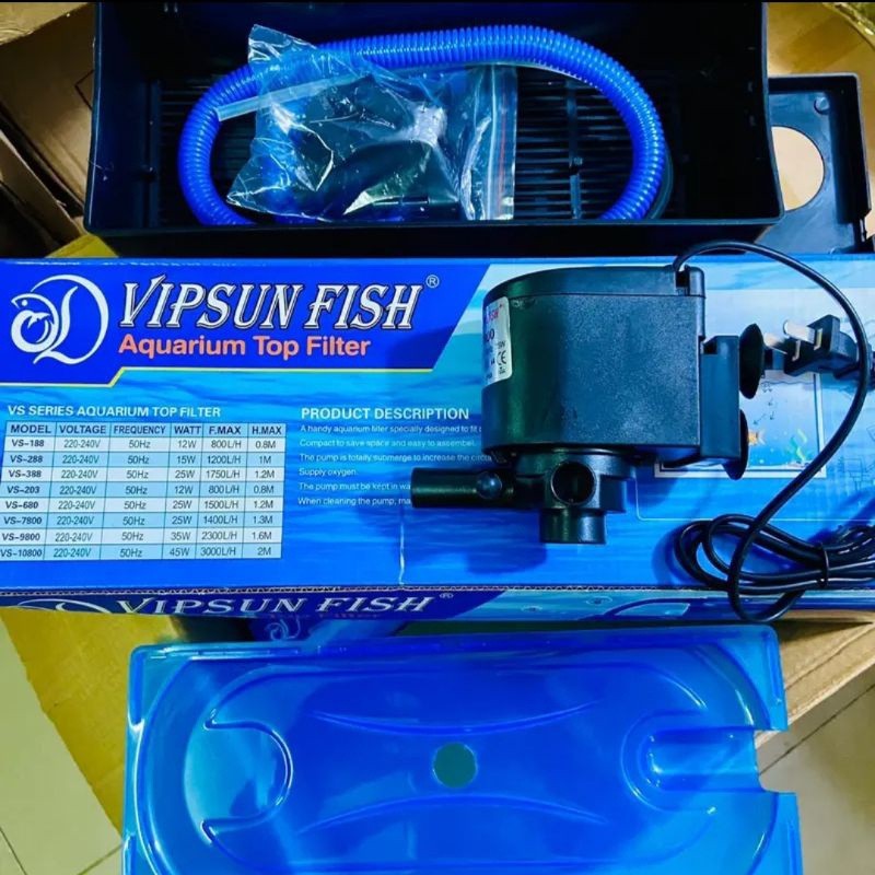 ไส้กรองน้ําล้นด้านบนสําหรับตู้ปลา VS188 VS288 VS388 VS203 VS680 VS7800 VS9800 VS10800 (N)