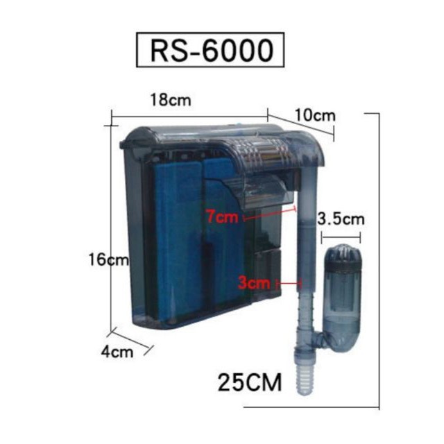 กรองน้ําตก RS 5000, RS 6000, RS 7000 - ประหยัดพลังงาน (N)