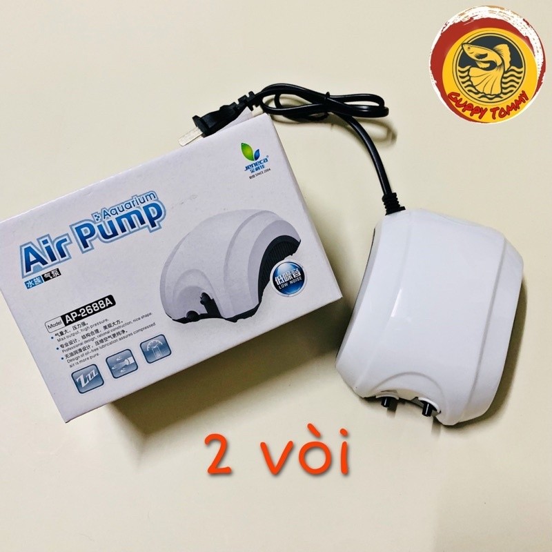 OXY เครื่องเติมอากาศออกซิเจน, ปั๊มออกซิเจนสําหรับตู้ปลาขนาดเล็ก, 3w 5w 6w, 1-2 หัวฉีด RS 248A 348A J