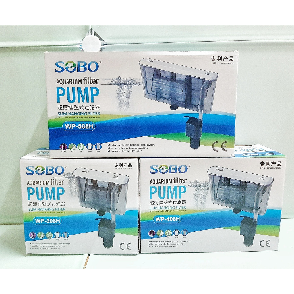 SOBO ตัวกรองน้ําตก WP-308H/ 408H/ 508H สําหรับตู้ปลา (LA)