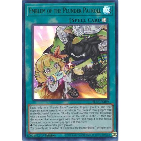 การ์ด Yugioh! - BLCR-EN089 - Emblem of the Plunder Patroll